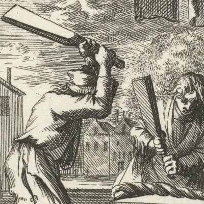 Le tréfilier (De Gaarentwynder, Livre des métiers, 1694) - Luyken