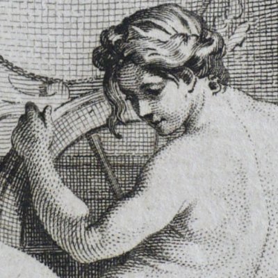 Fortune et sa roue. Frontispice du tome III (Décaméron 1757) - Gravelot